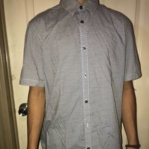 Calvin Klein Button up Polo! Size medium